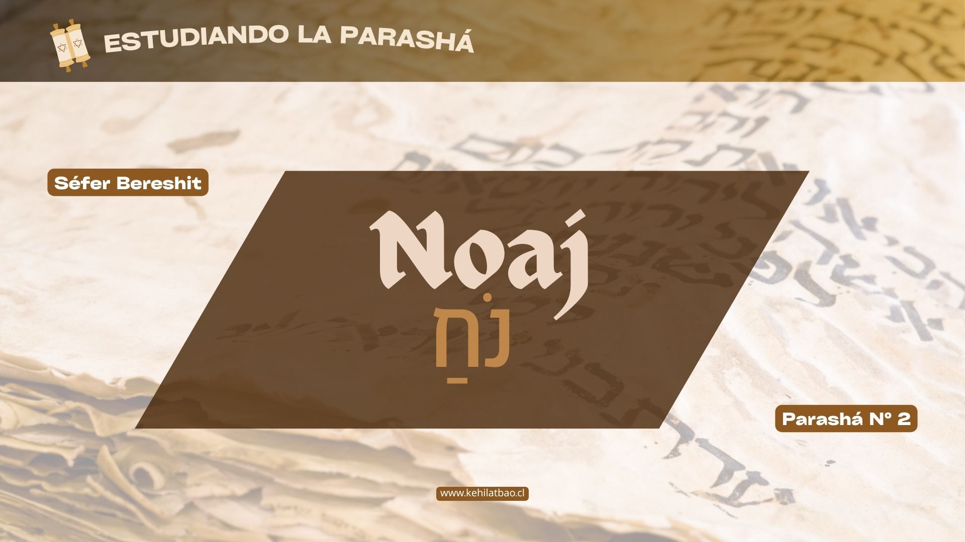 Parashá 2: Noaj (נֹחַ) – «Noé»